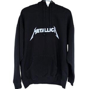 Metallica Hoodie Mens XL Black Independent Trading Co Rock Music Metal Emo